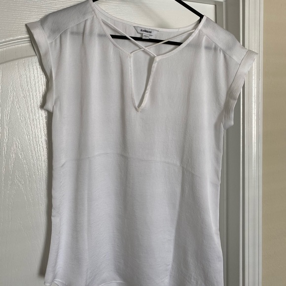 Express white Shirt/blouse - Picture 1 of 2